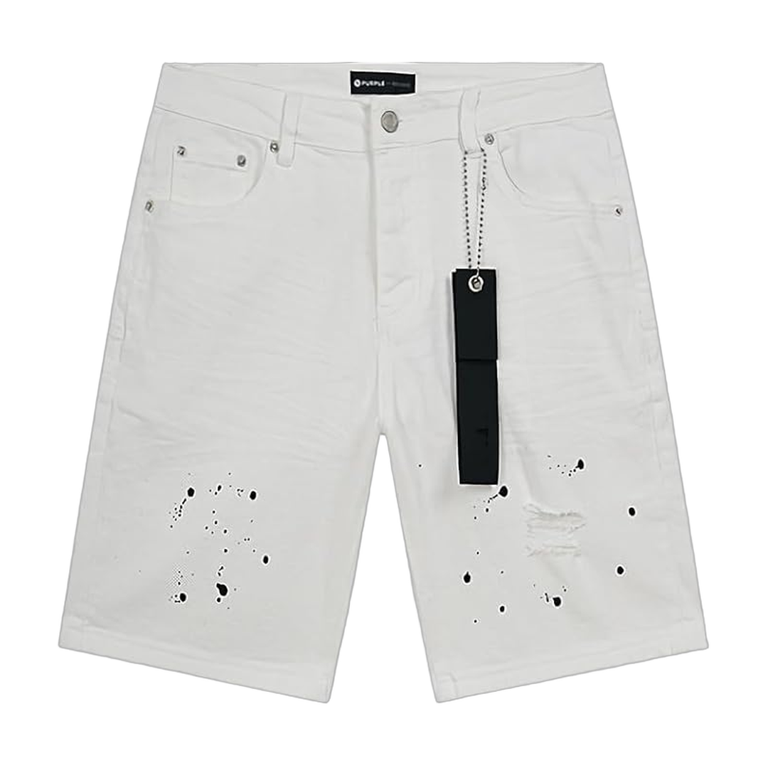 KDTOLL - Bermuda Jeans Denim Bianco